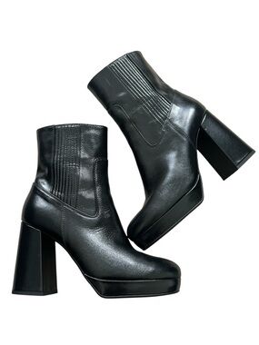 Sezane Cassie High Boots Smooth Black FR 39 / US 8
